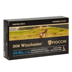Amunicja kulowa Fiocchi  .308 WINCHESTER LL PERFORMANCE 180 gr EPN